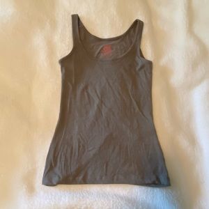 Grey tank top.